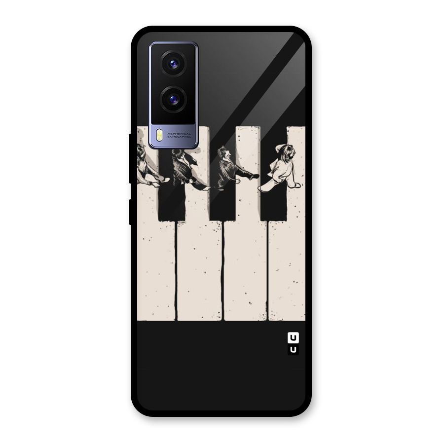 Talk A Walk Glass Back Case for Vivo V21e 5G