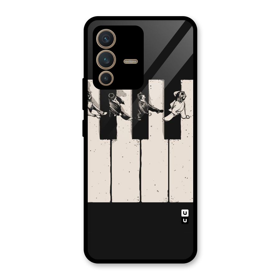 Talk A Walk Glass Back Case for Vivo V23 5G
