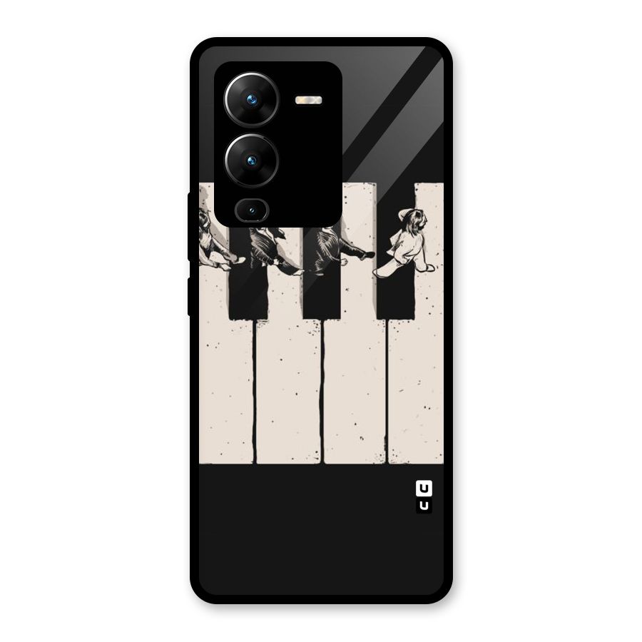 Talk A Walk Glass Back Case for Vivo V25 Pro