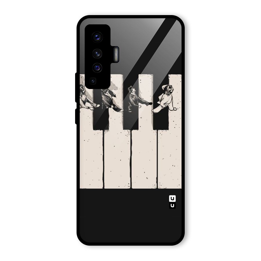 Talk A Walk Glass Back Case for Vivo X50