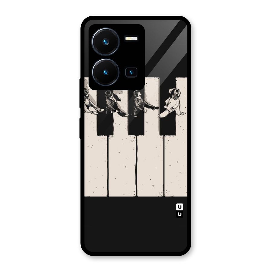 Talk A Walk Glass Back Case for Vivo Y35