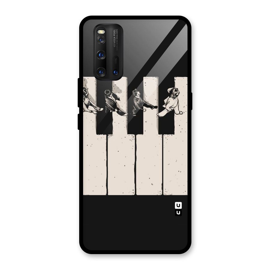 Talk A Walk Glass Back Case for Vivo iQOO 3