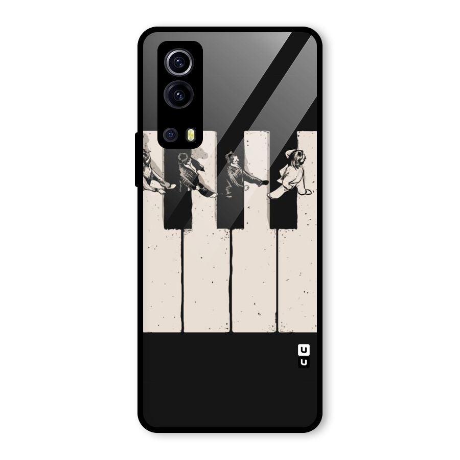Talk A Walk Glass Back Case for Vivo iQOO Z3