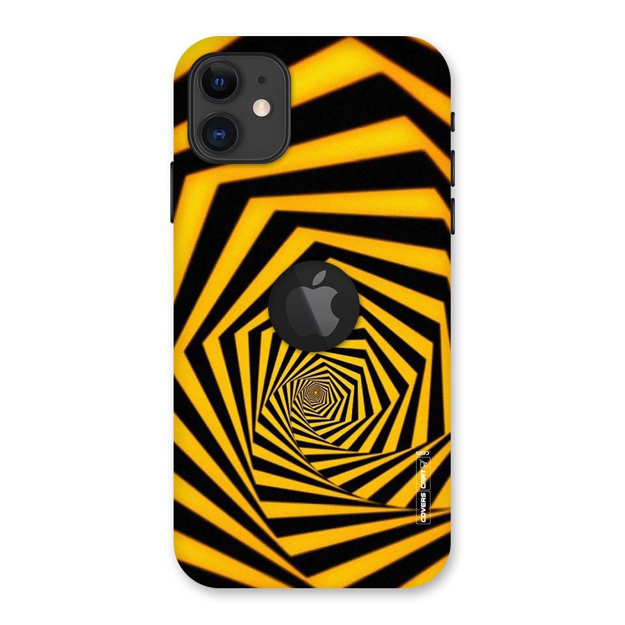 Taxi Pattern Back Case for iPhone 11 Logo Cut