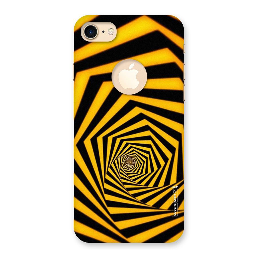 Taxi Pattern Back Case for iPhone 7 Logo Cut