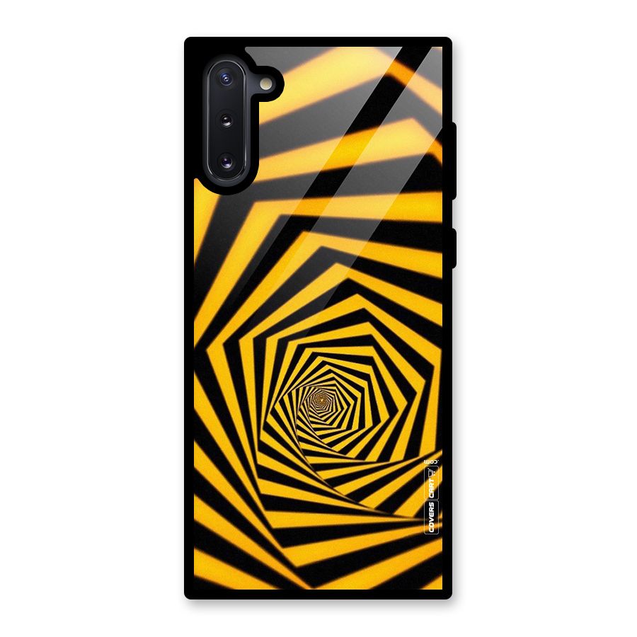 Taxi Pattern Glass Back Case for Galaxy Note 10