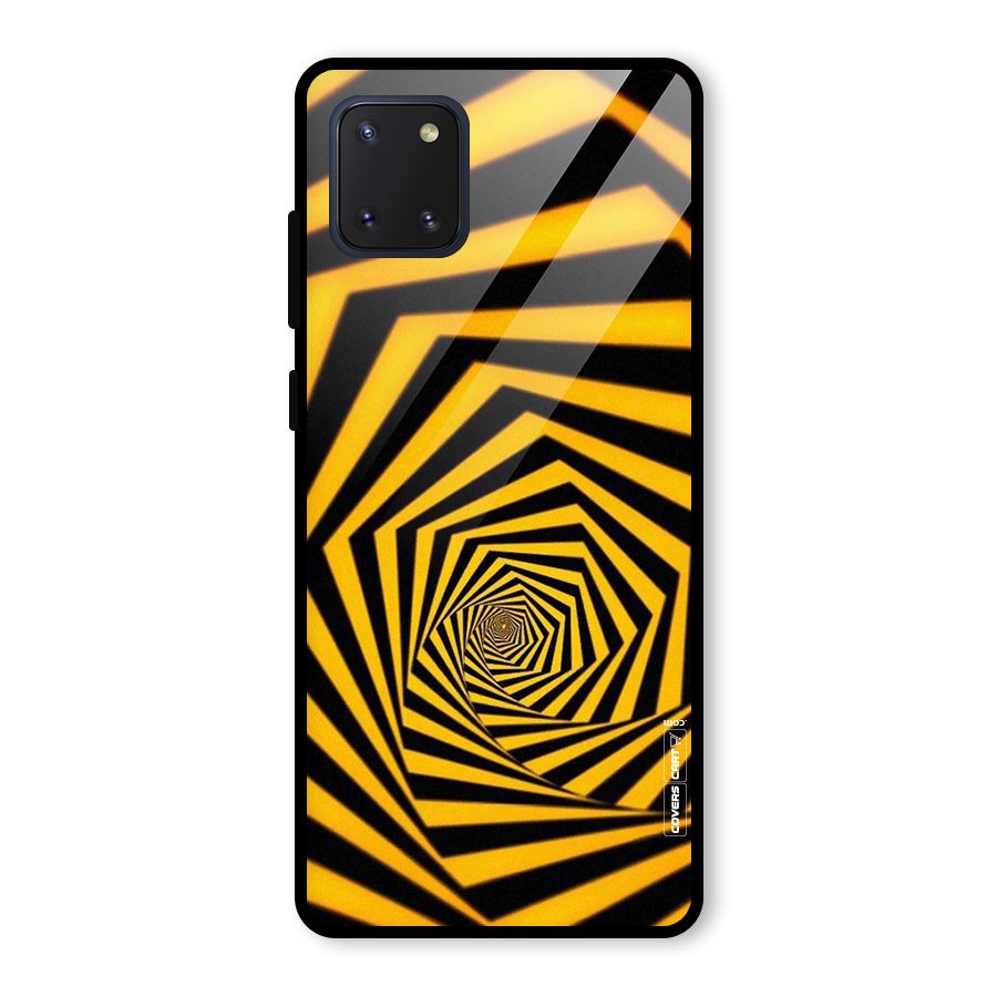 Taxi Pattern Glass Back Case for Galaxy Note 10 Lite