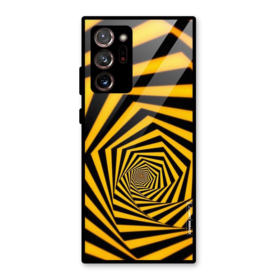 Taxi Pattern Glass Back Case for Galaxy Note 20 Ultra