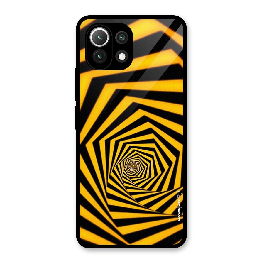 Taxi Pattern Glass Back Case for Mi 11 Lite NE 5G
