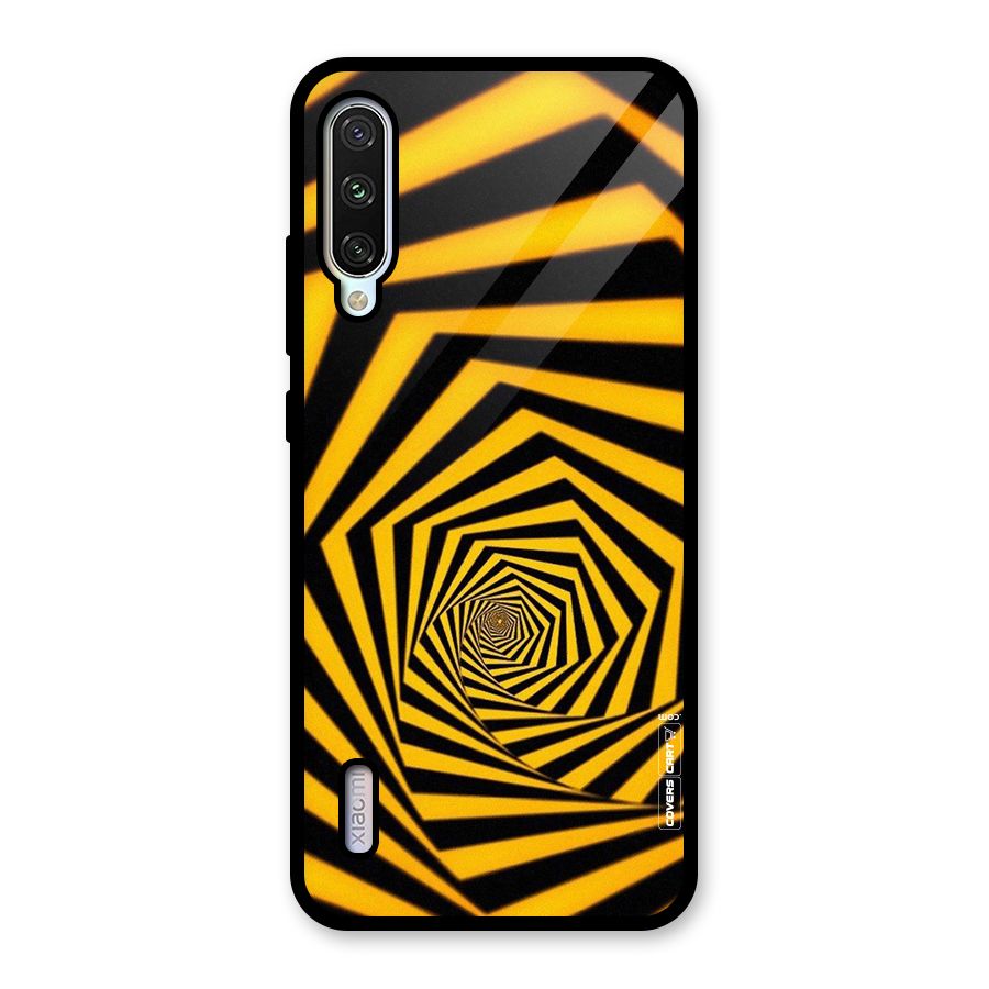 Taxi Pattern Glass Back Case for Mi A3