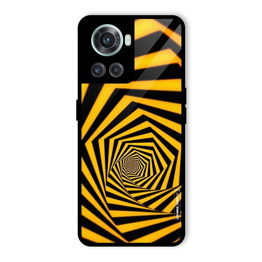 Taxi Pattern Glass Back Case for OnePlus 10R