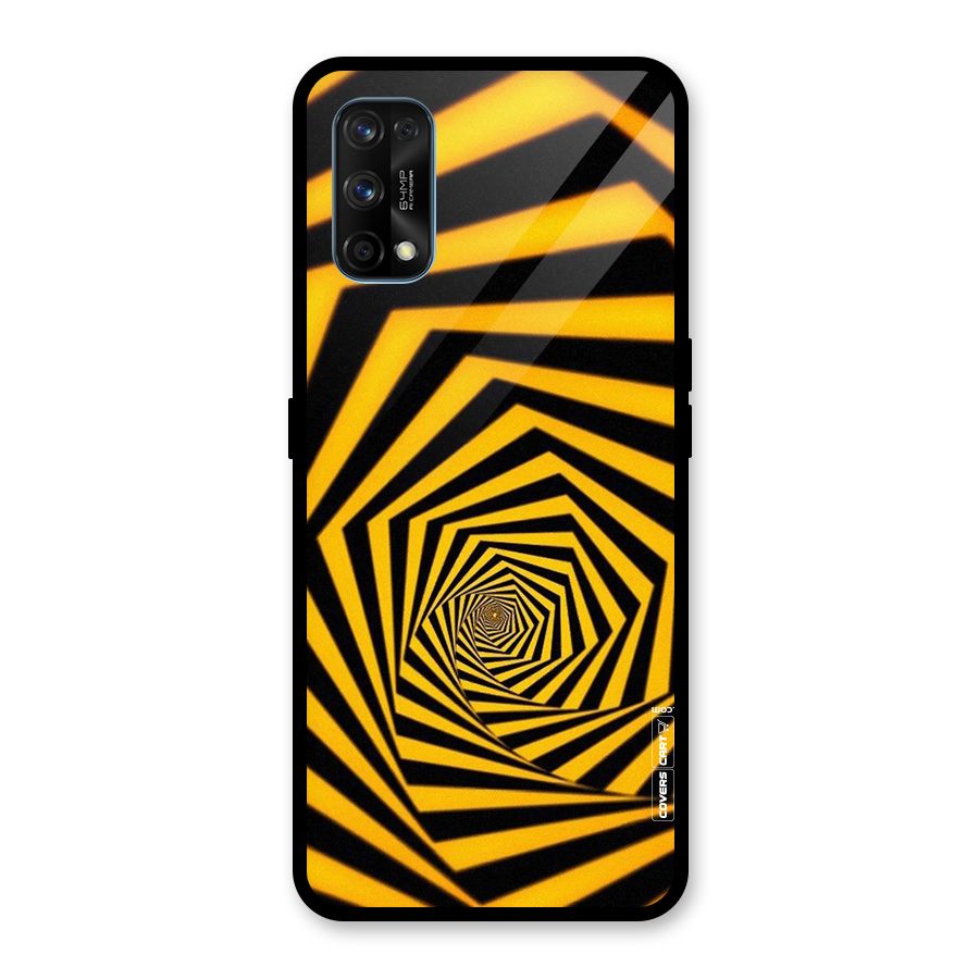 Taxi Pattern Glass Back Case for Realme 7 Pro
