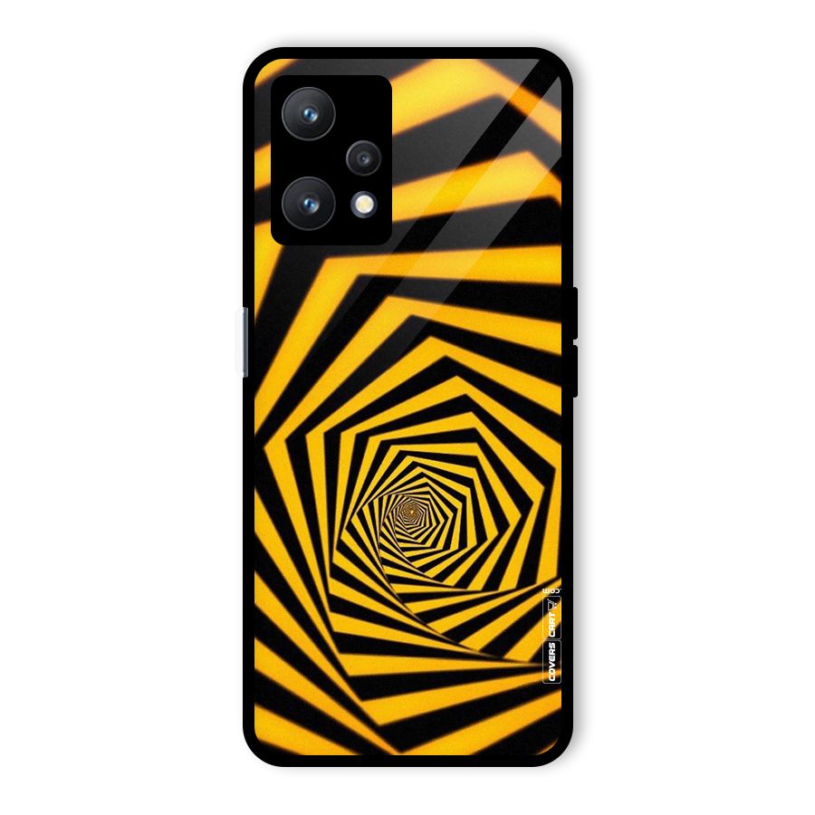 Taxi Pattern Glass Back Case for Realme 9 Pro 5G