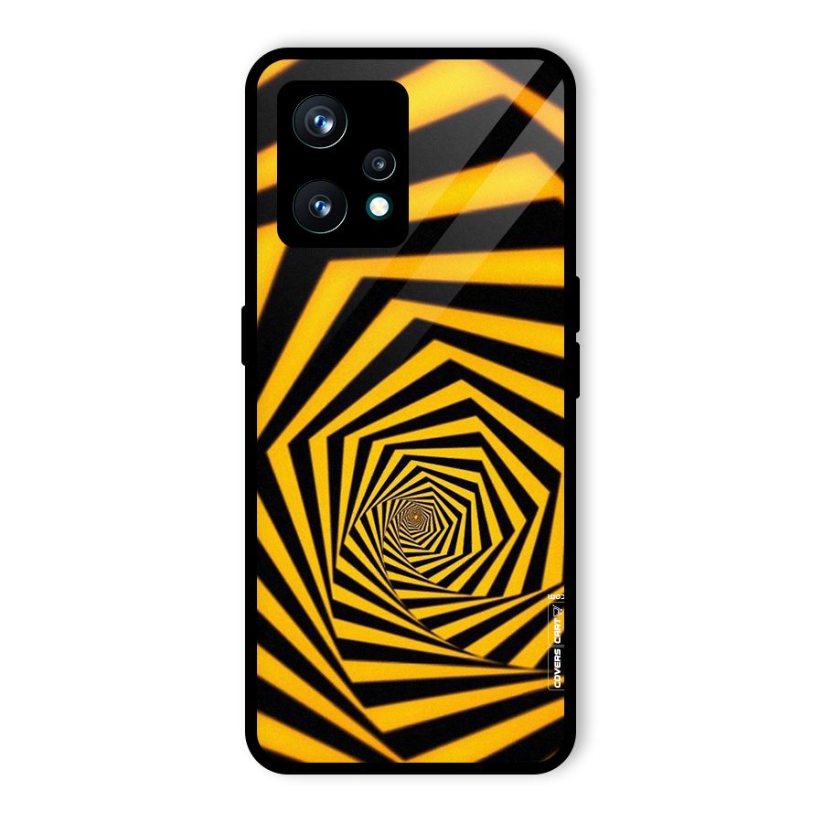 Taxi Pattern Glass Back Case for Realme 9 Pro Plus 5G