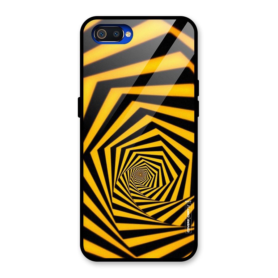 Taxi Pattern Glass Back Case for Realme C2