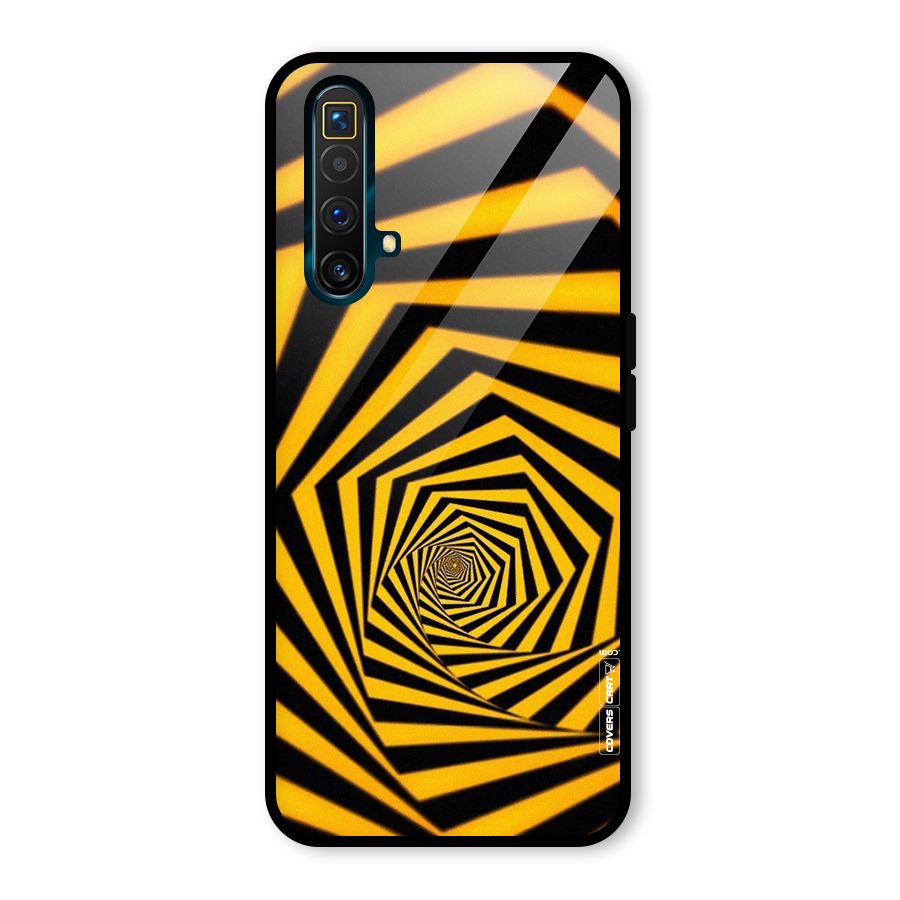 Taxi Pattern Glass Back Case for Realme X3 SuperZoom