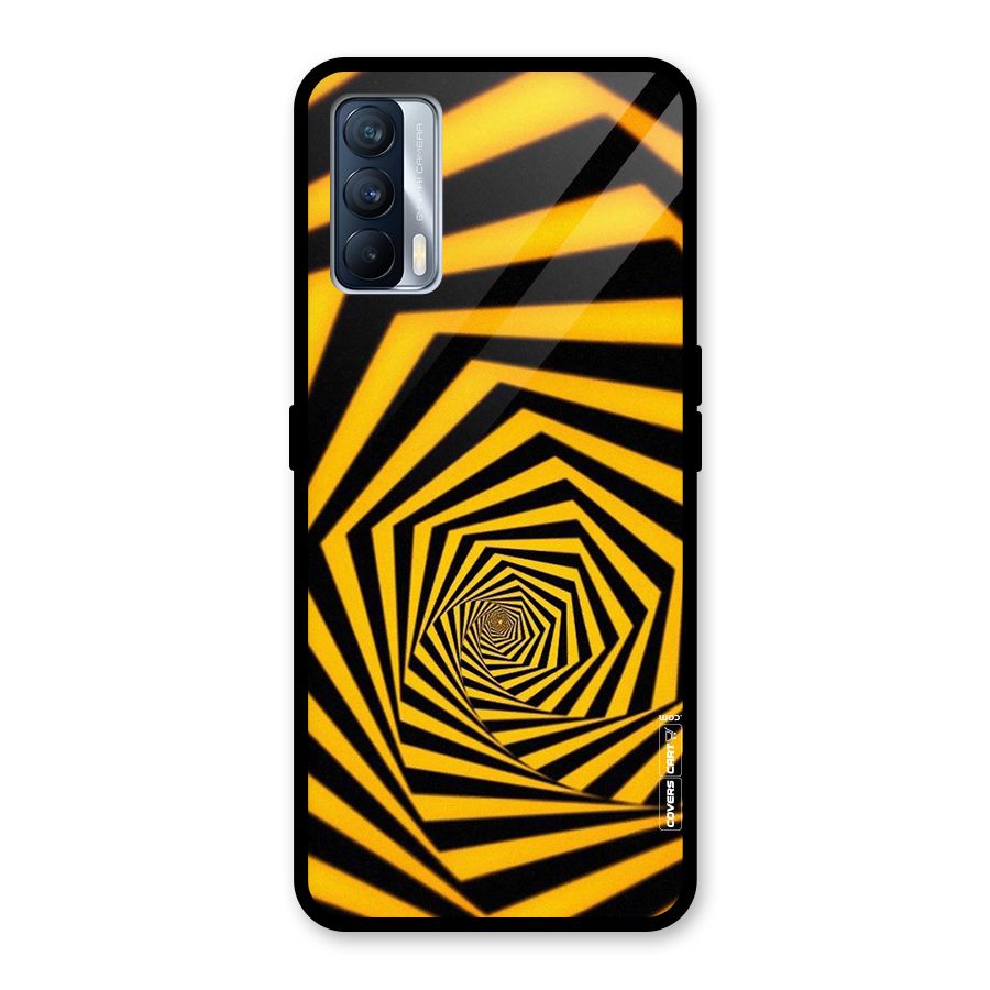 Taxi Pattern Glass Back Case for Realme X7