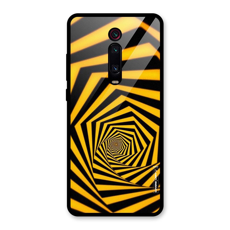 Taxi Pattern Glass Back Case for Redmi K20
