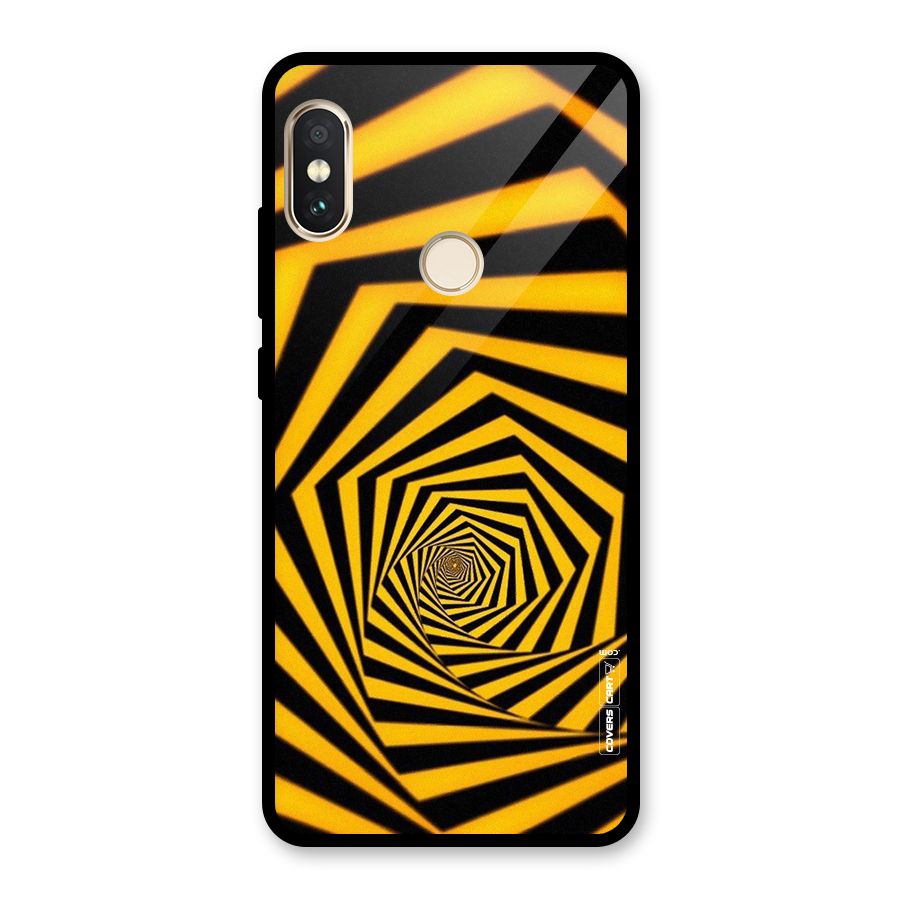 Taxi Pattern Glass Back Case for Redmi Note 5 Pro