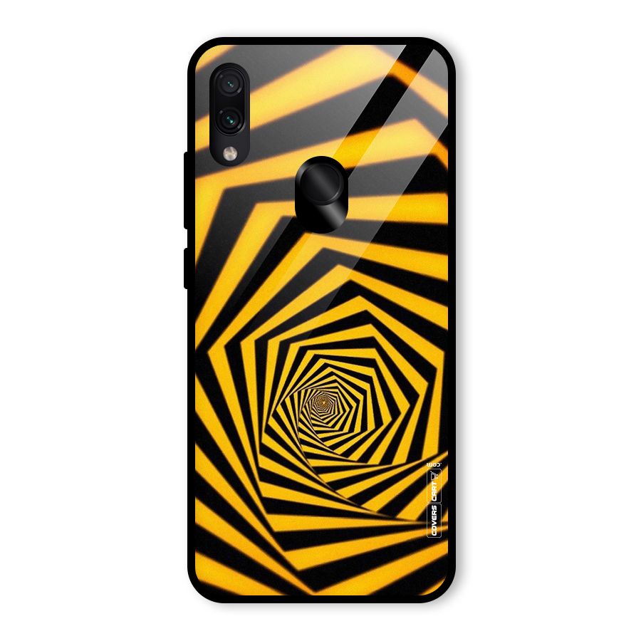 Taxi Pattern Glass Back Case for Redmi Note 7 Pro