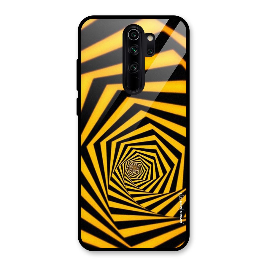 Taxi Pattern Glass Back Case for Redmi Note 8 Pro