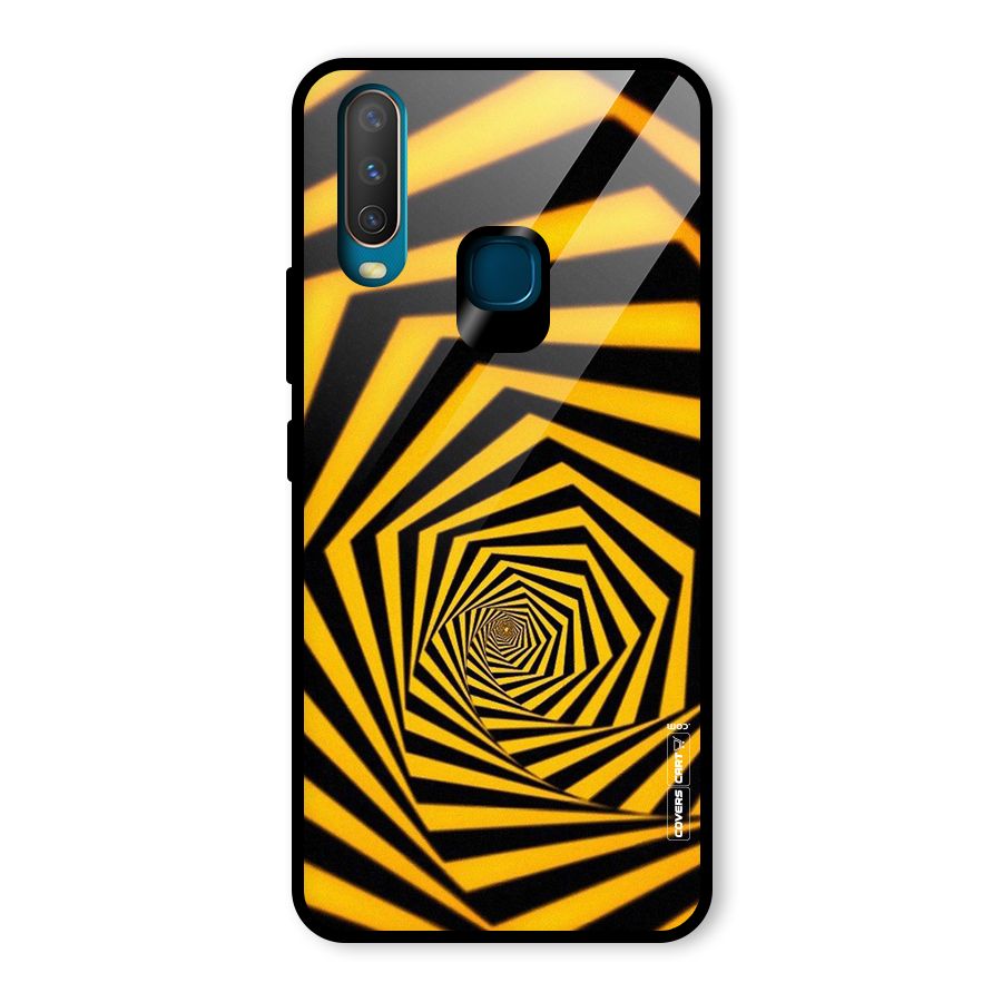 Taxi Pattern Glass Back Case for Vivo U10