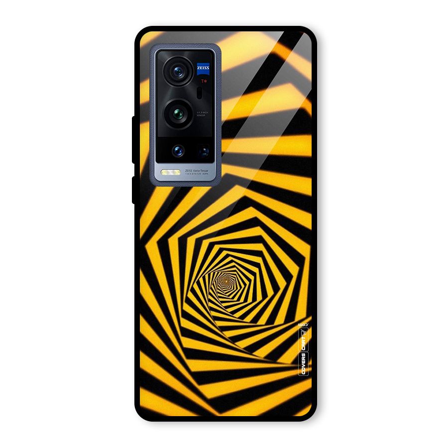 Taxi Pattern Glass Back Case for Vivo X60 Pro Plus