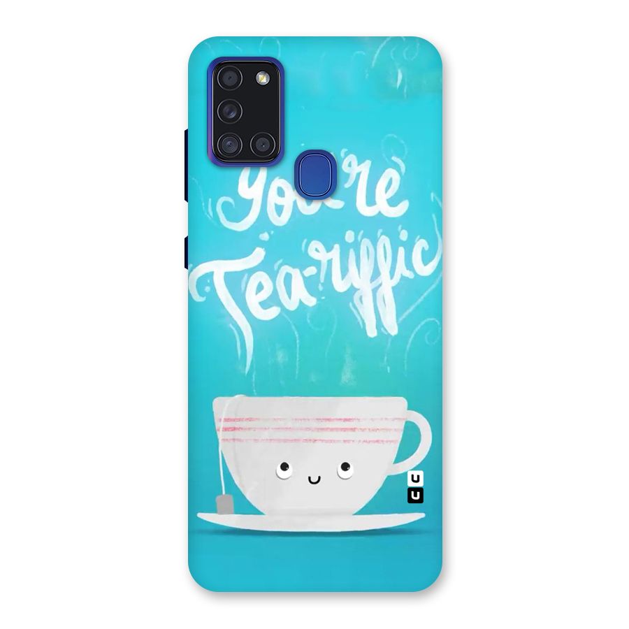 Tea-rific Back Case for Galaxy A21s