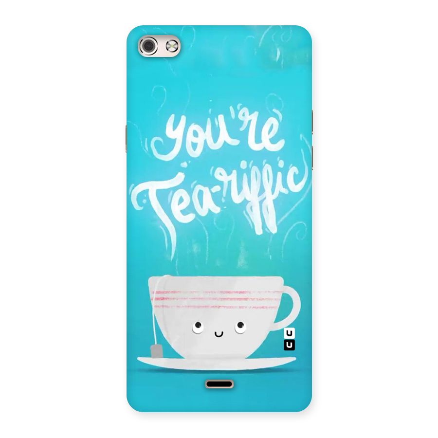 Tea-rific Back Case for Micromax Canvas Silver 5