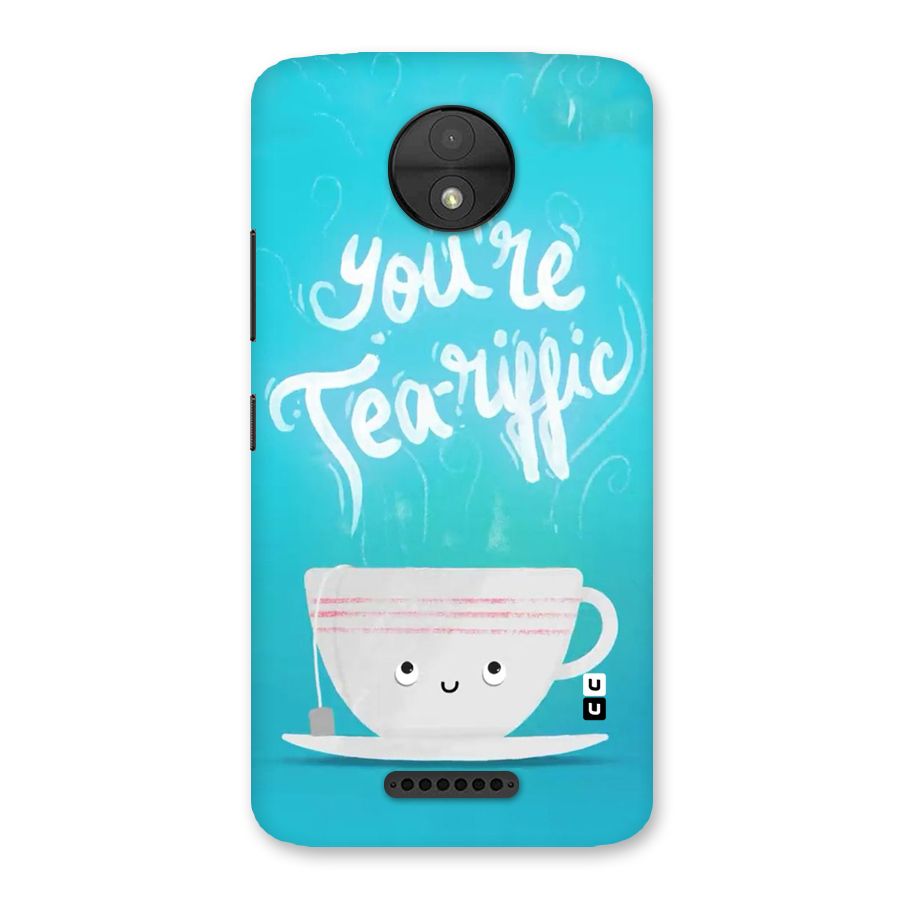 Tea-rific Back Case for Moto C