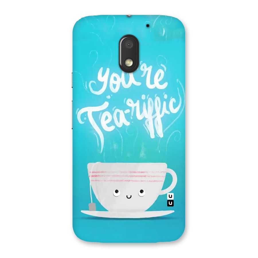 Tea-rific Back Case for Moto E3 Power