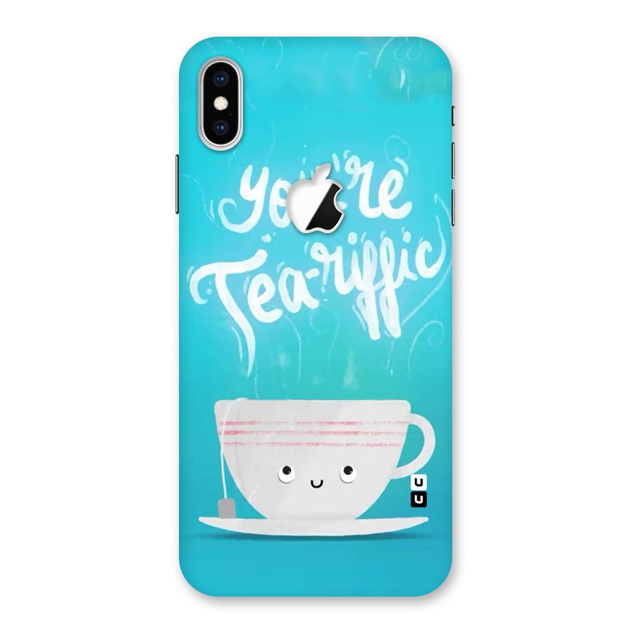 Tea-rific Back Case for iPhone XS Max Apple Cut