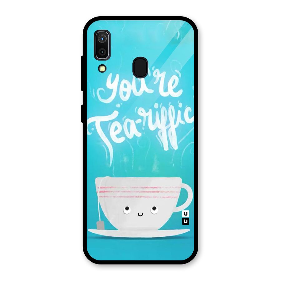 Tea-rific Glass Back Case for Galaxy A30