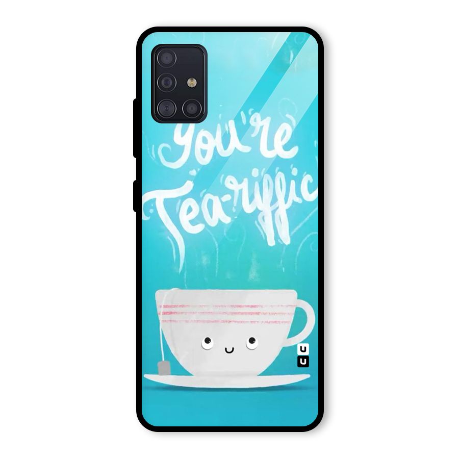 Tea-rific Glass Back Case for Galaxy A51