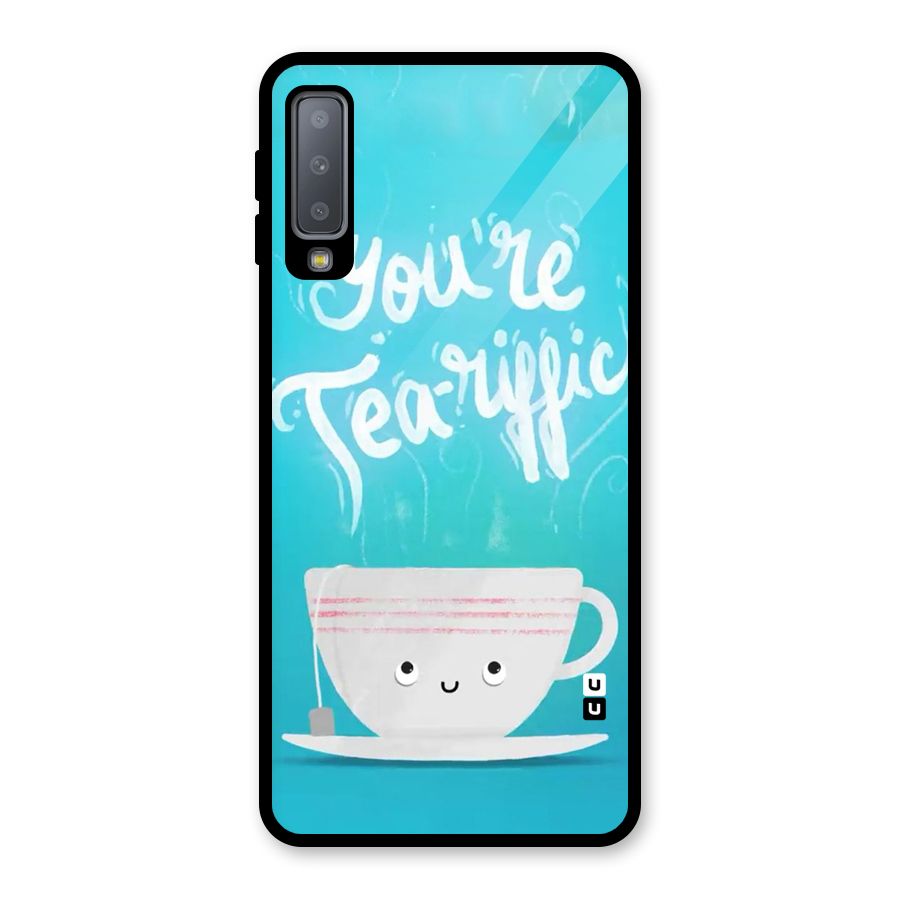 Tea-rific Glass Back Case for Galaxy A7 (2018)