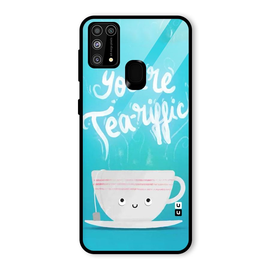 Tea-rific Glass Back Case for Galaxy F41