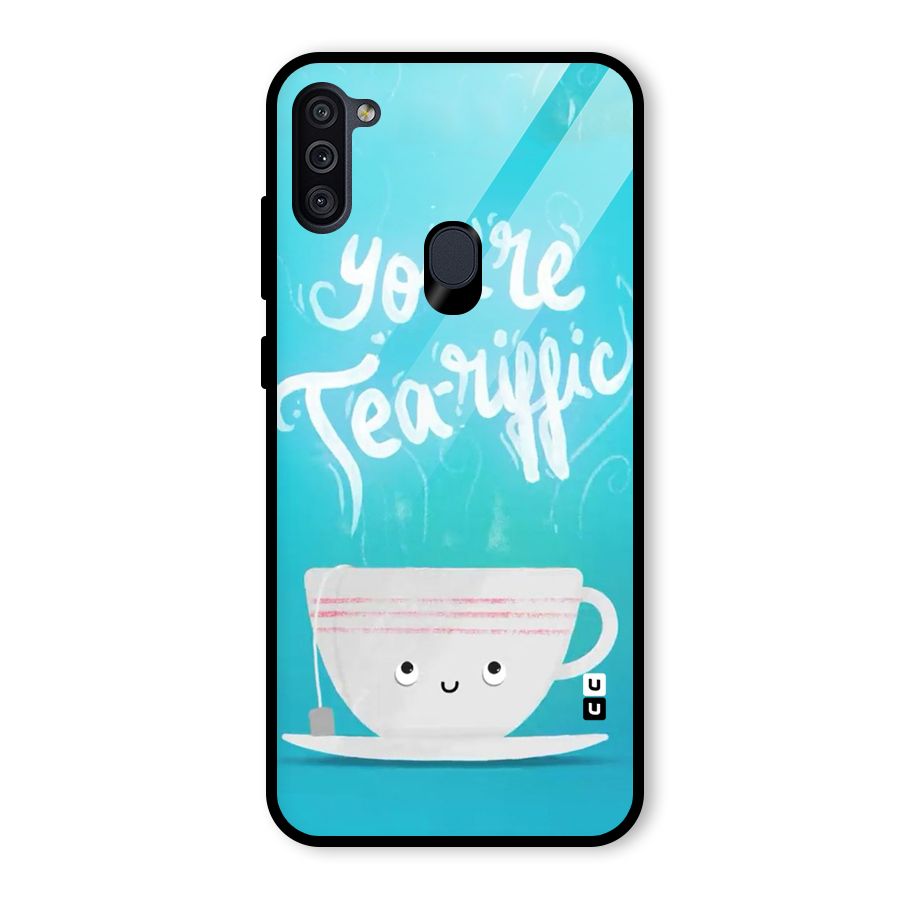 Tea-rific Glass Back Case for Galaxy M11