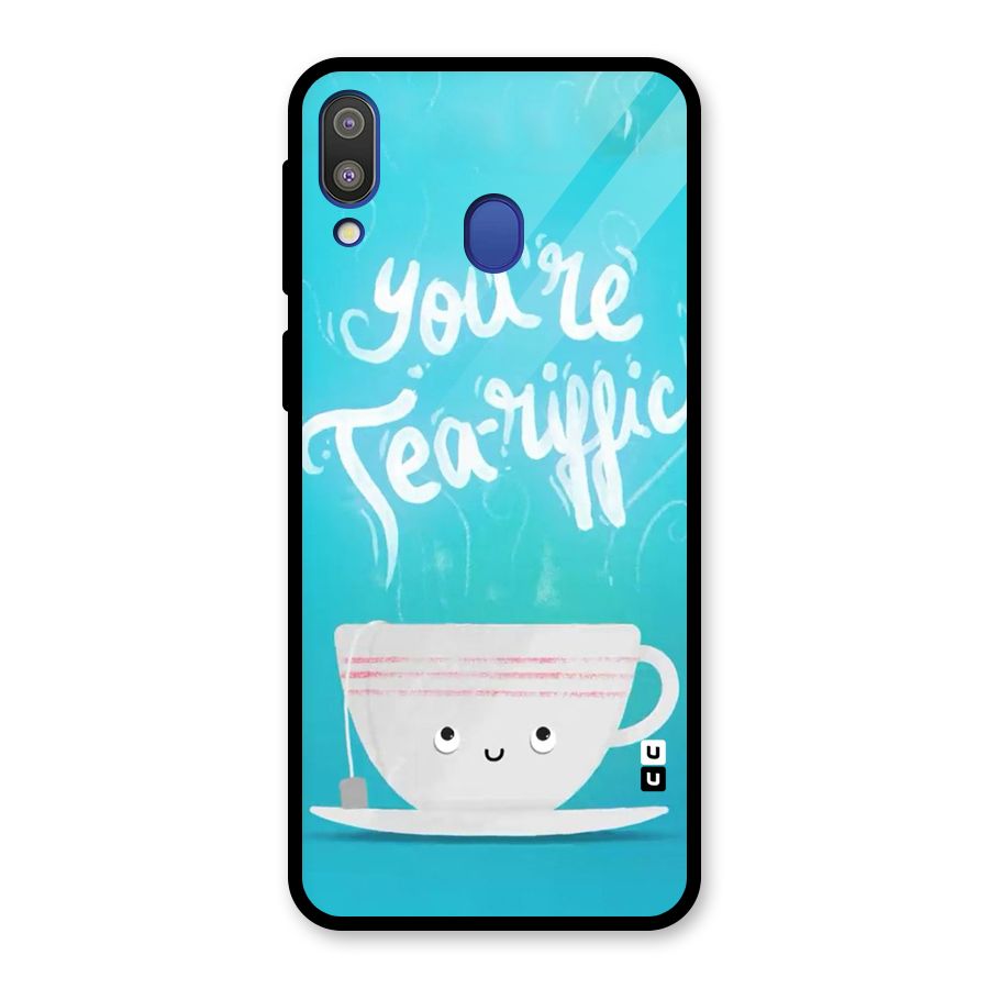 Tea-rific Glass Back Case for Galaxy M20