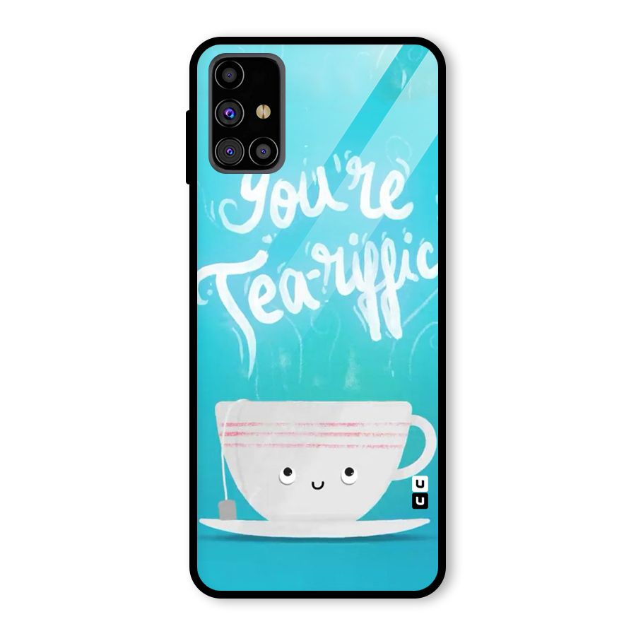 Tea-rific Glass Back Case for Galaxy M31s