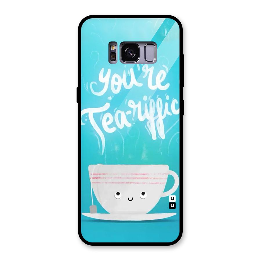 Tea-rific Glass Back Case for Galaxy S8