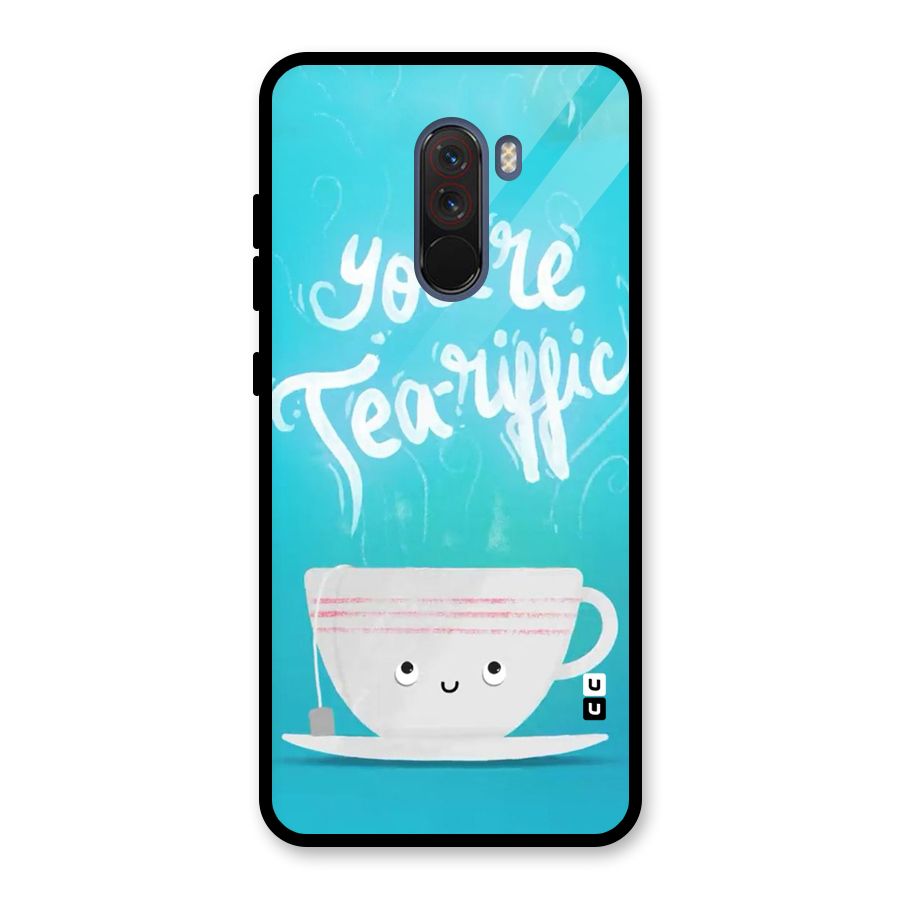 Tea-rific Glass Back Case for Poco F1