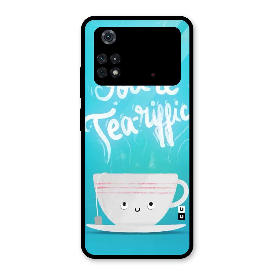 Tea-rific Glass Back Case for Poco M4 Pro 4G