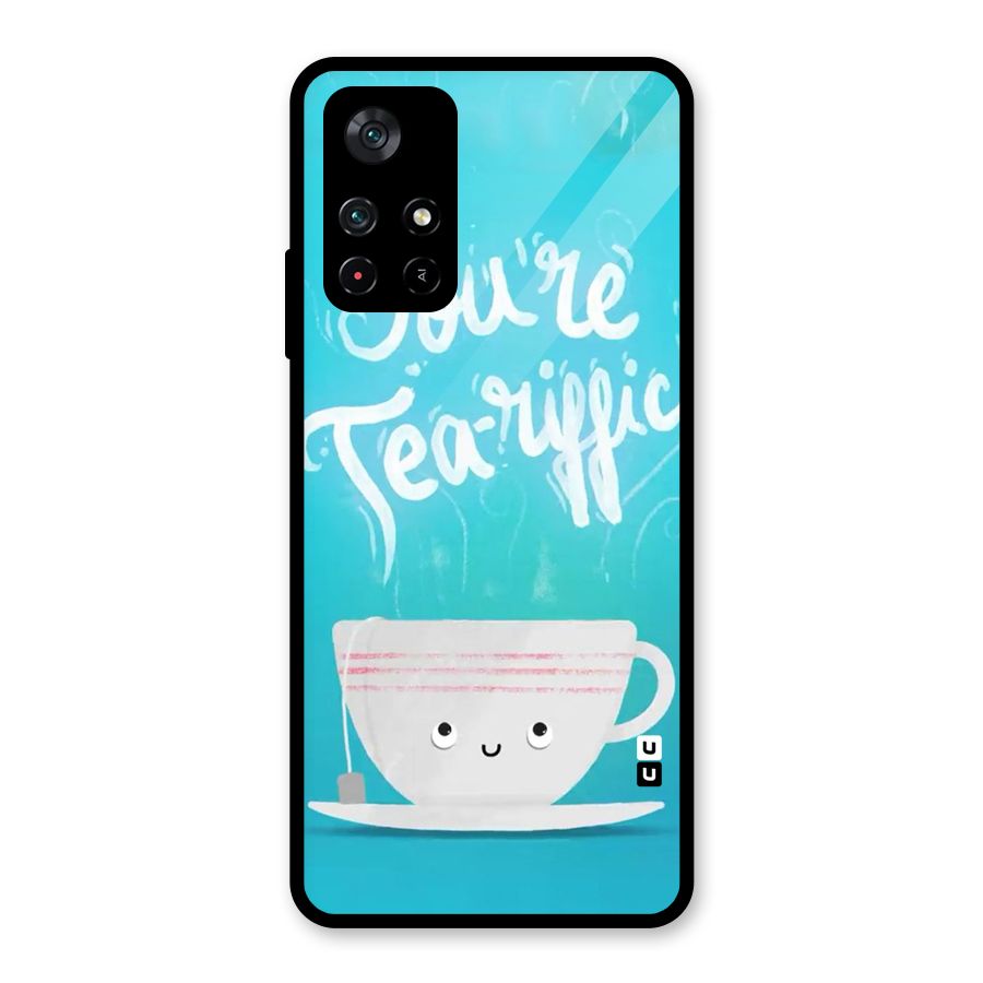 Tea-rific Glass Back Case for Poco M4 Pro 5G