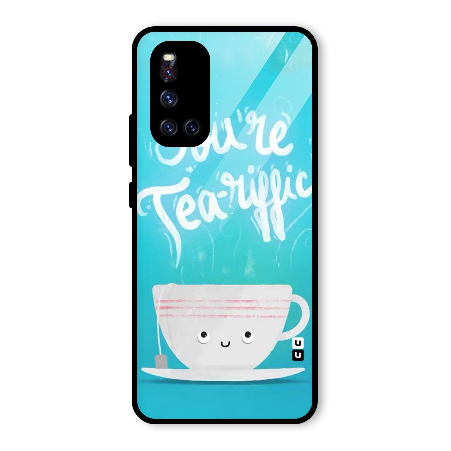 Tea-rific Glass Back Case for Vivo V19