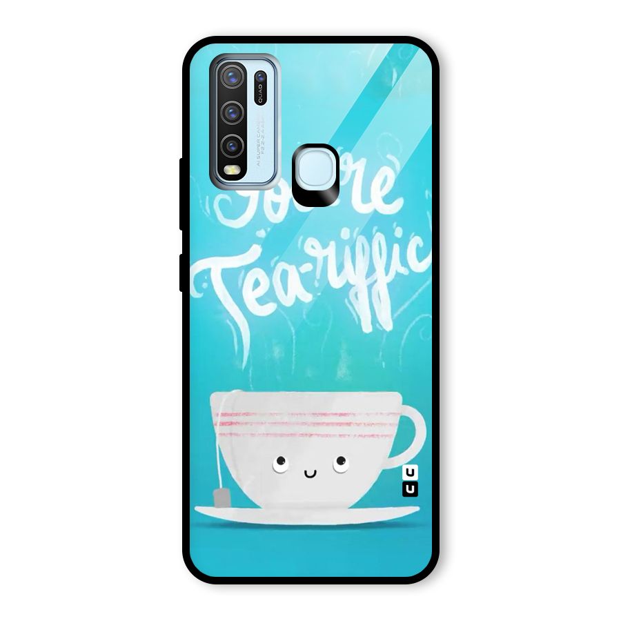 Tea-rific Glass Back Case for Vivo Y50
