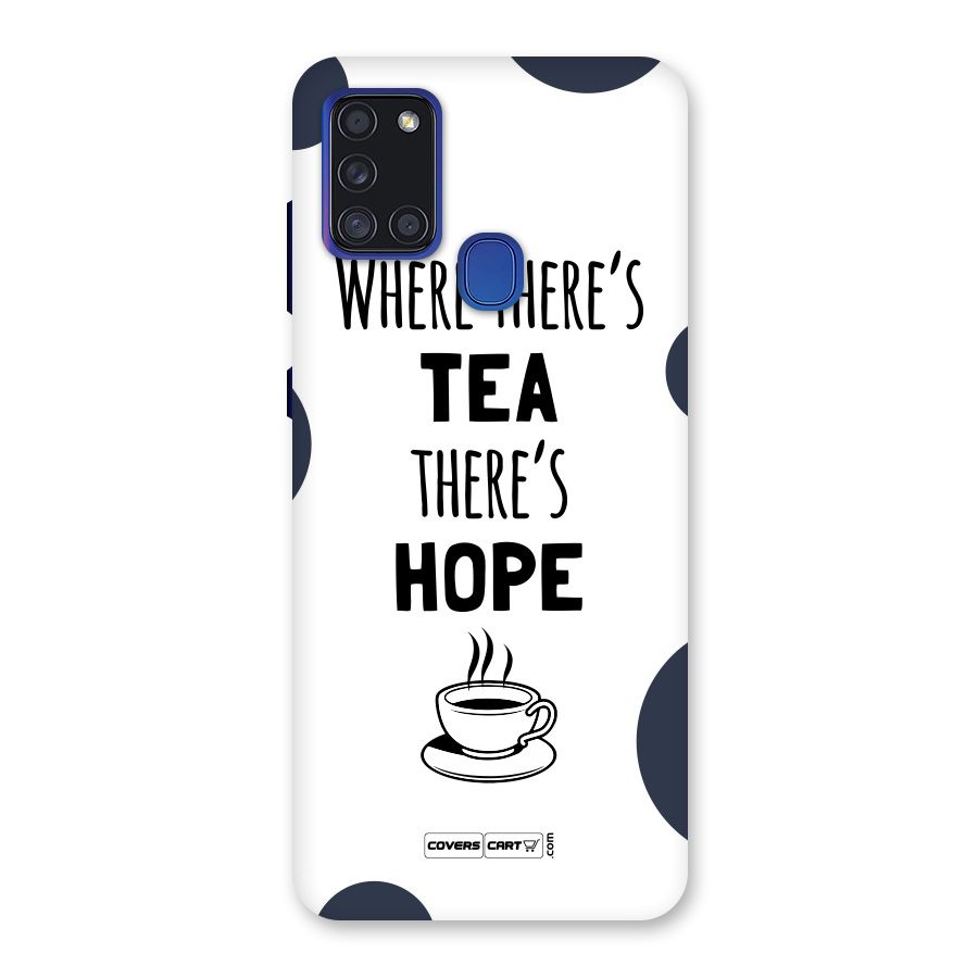 Tea Hope Back Case for Galaxy A21s