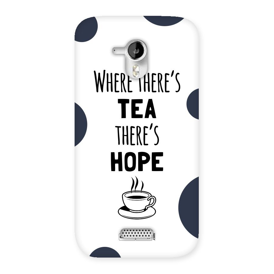 Tea Hope Back Case for Micromax Canvas HD A116