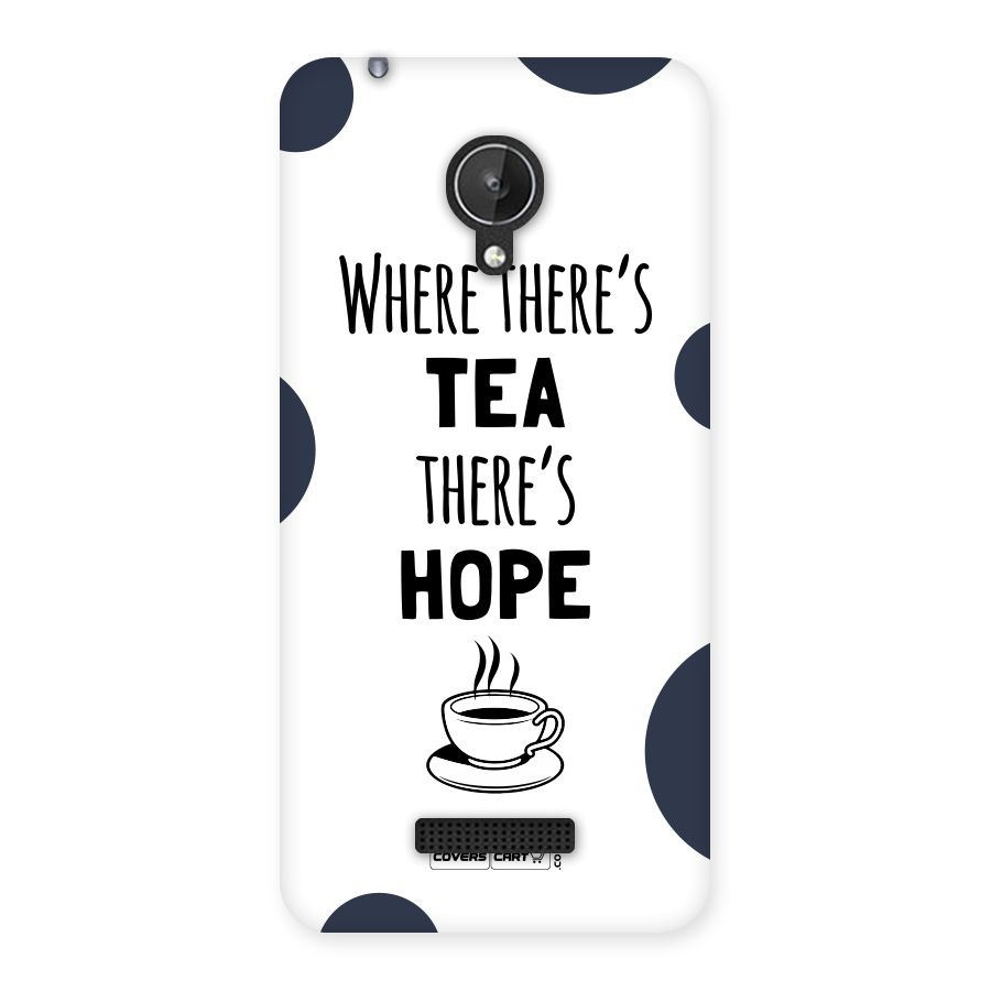 Tea Hope Back Case for Micromax Canvas Spark Q380