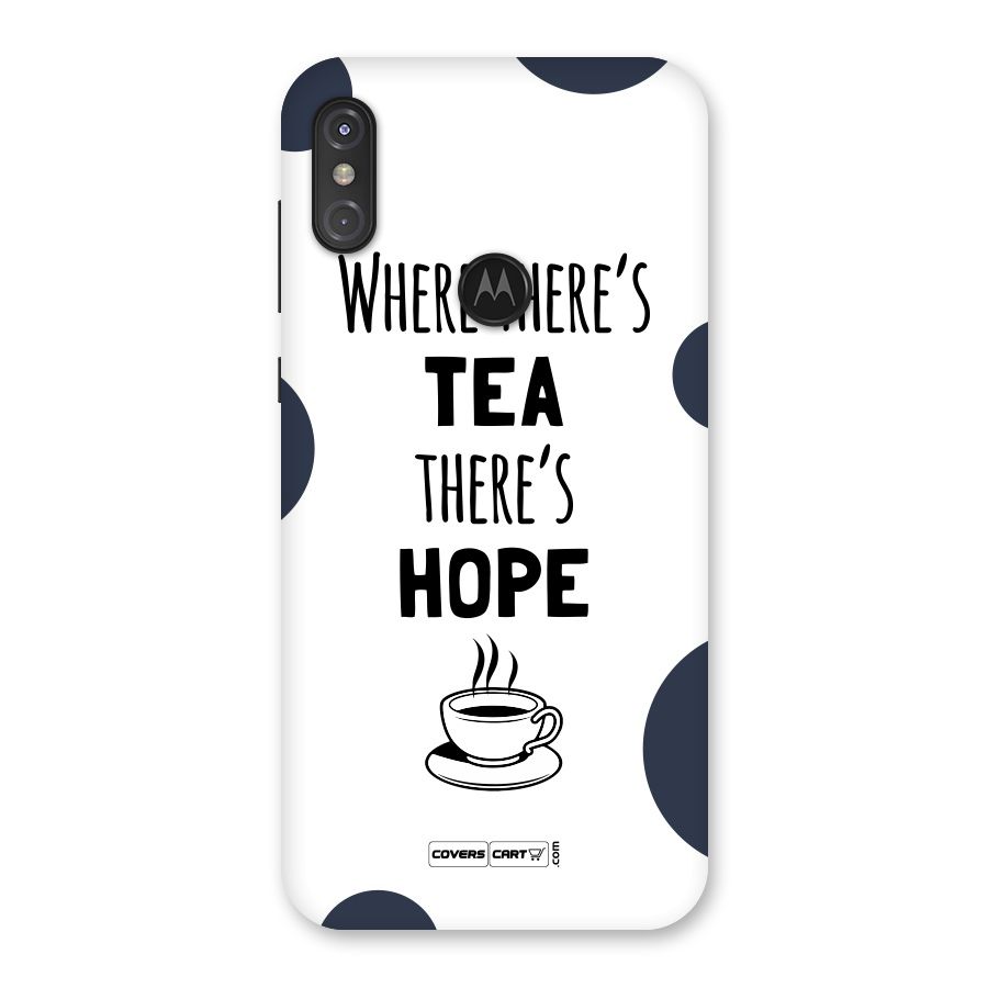Tea Hope Back Case for Motorola One Power