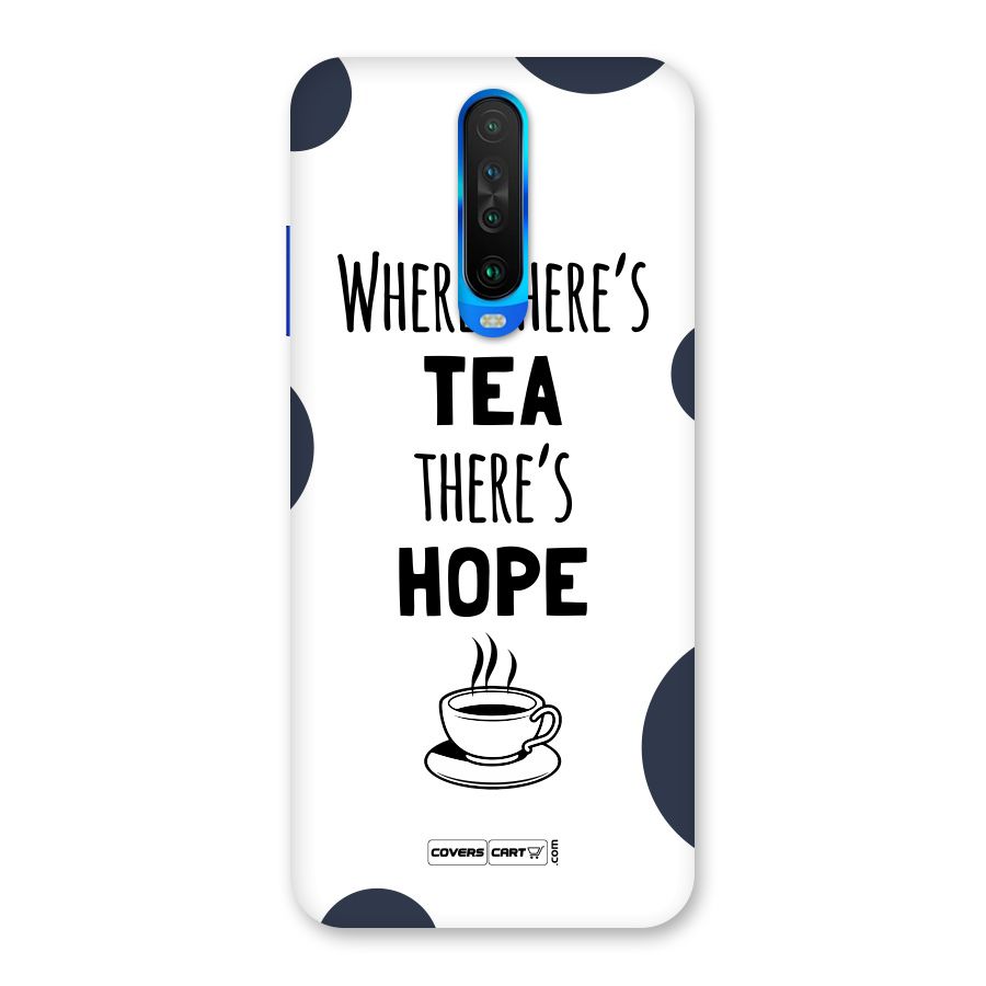 Tea Hope Back Case for Poco X2